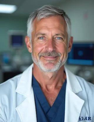 Healthcare professional portrait with confident expression