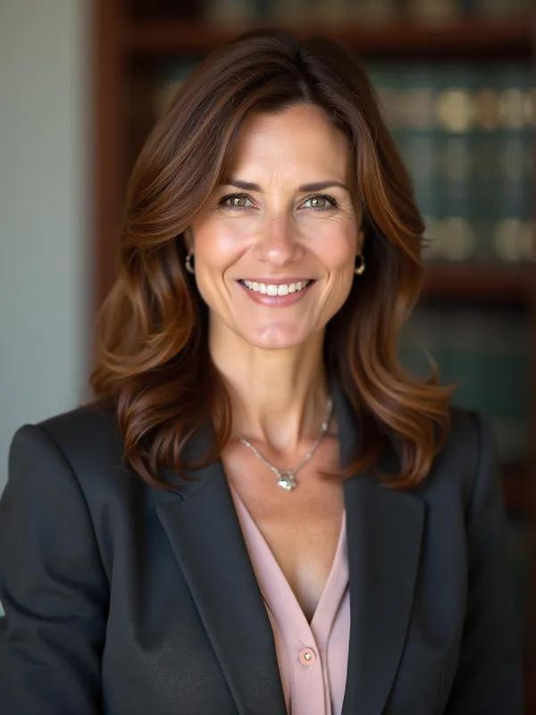 Contemporary lawyer profile image with clean framing