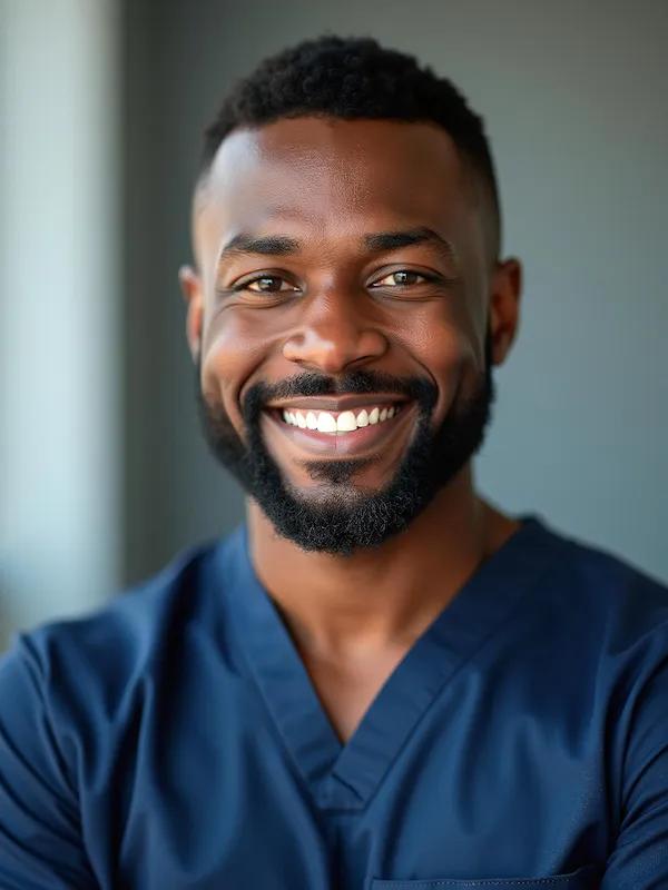 Confident medical professional portrait