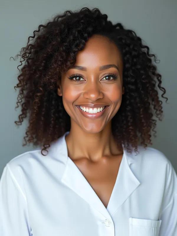 Medical staff portrait with polished, modern styling