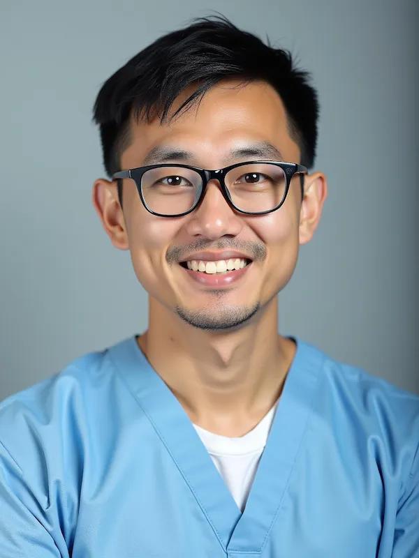 Physician profile photo with clear framing