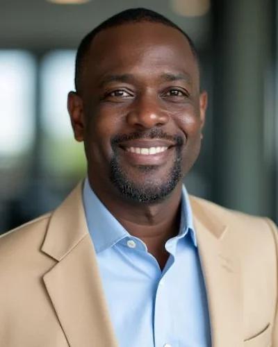 Professional AI headshot example for LinkedIn and business use – 11