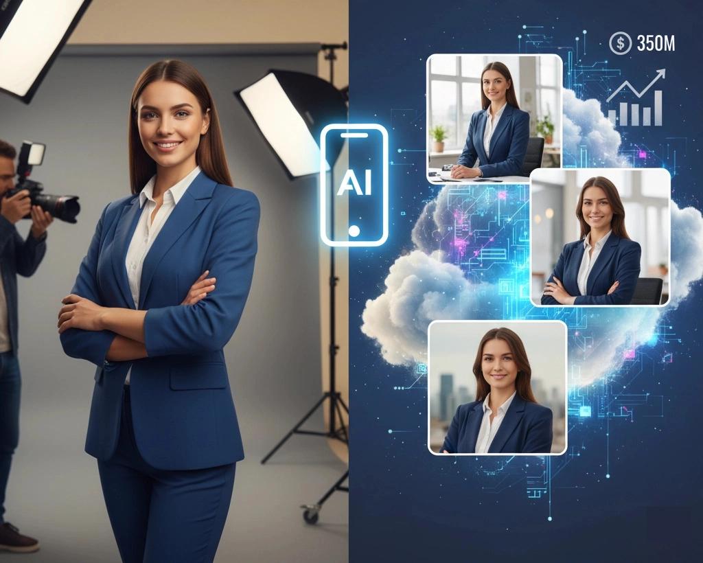 The 2025 AI Headshot Boom: Why Smart Professionals Are Ditching the Studio for LinkedIn Photos