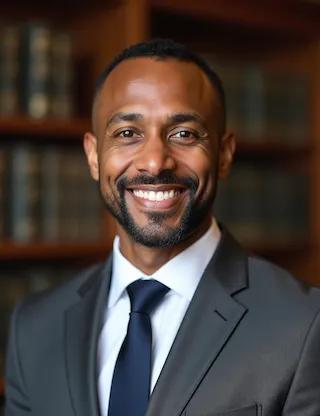 Attorney portrait with soft natural light