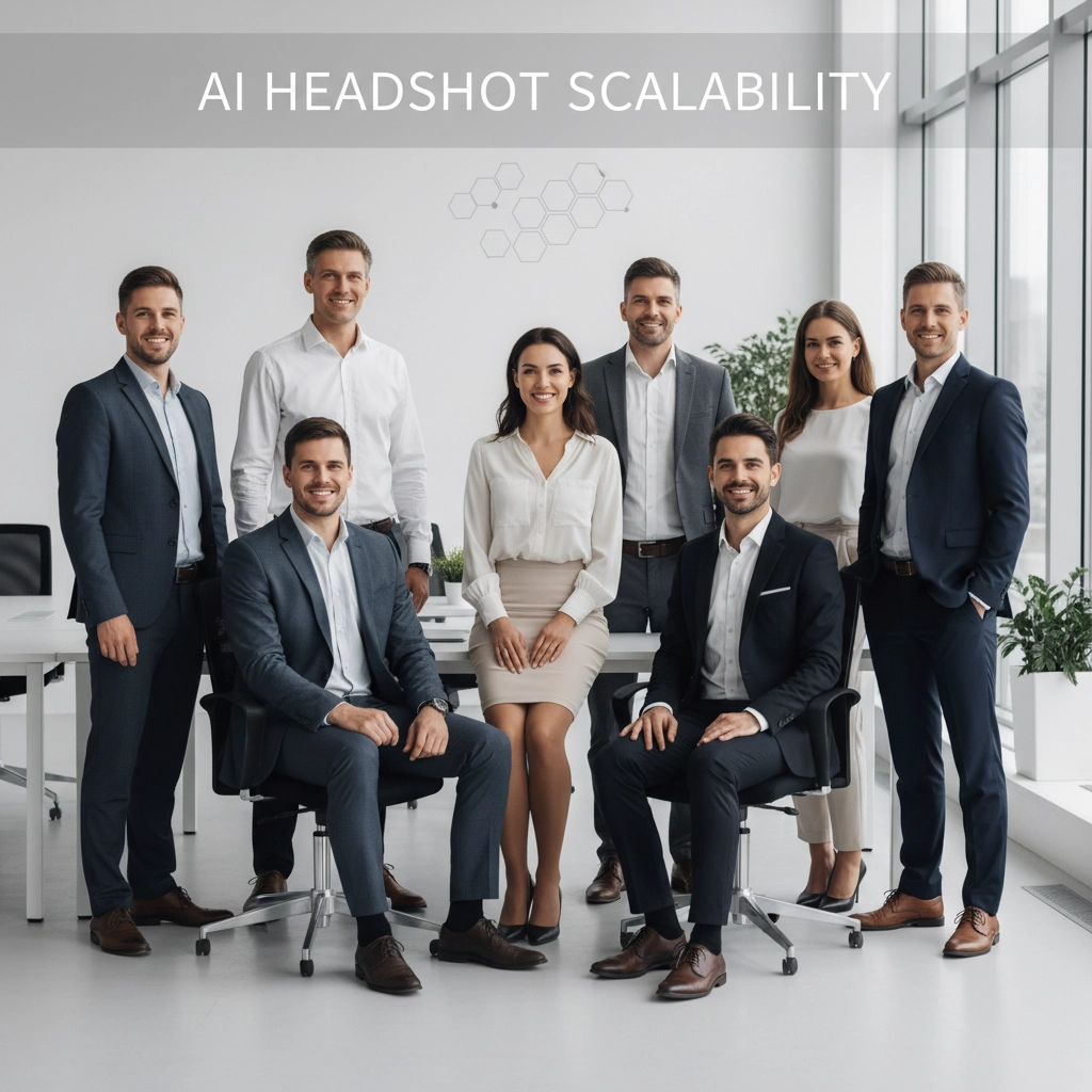 AI headshot scalability for teams and professionals