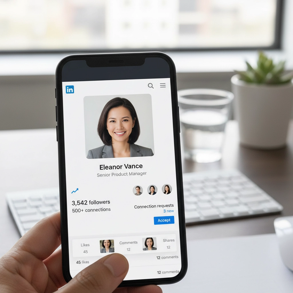 LinkedIn optimized headshot