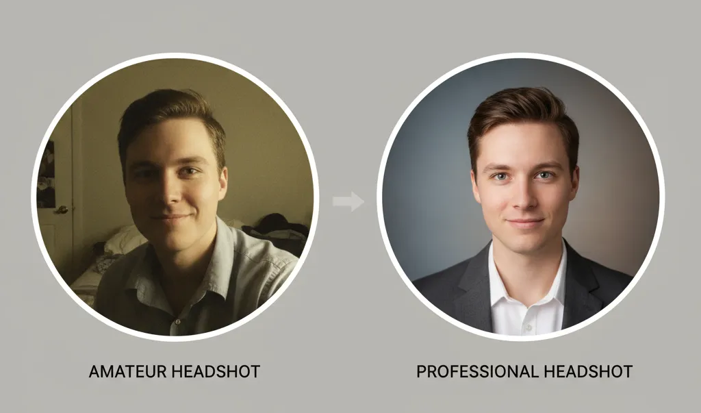 Professional headshot impact on competence
