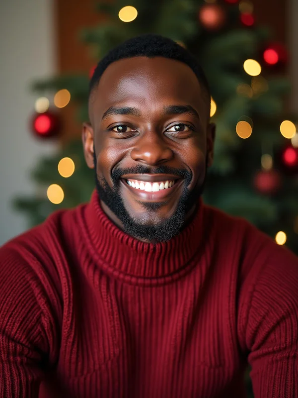 Christmas headshot example 13