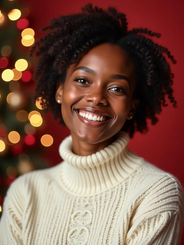 Christmas headshot example 5